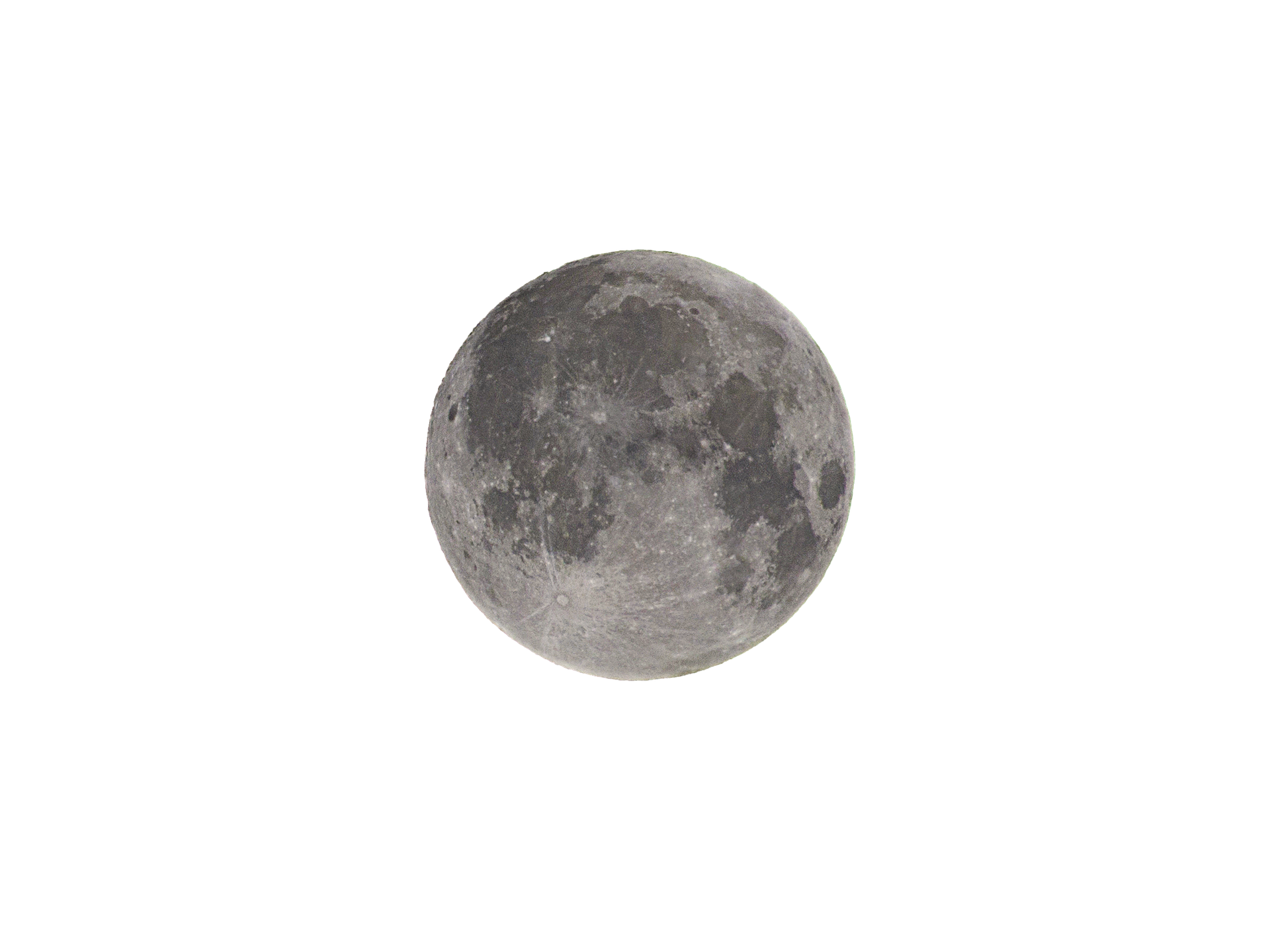 La Luna vista desde el espacio